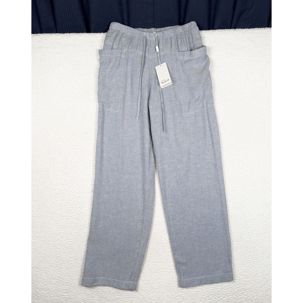 NEW - RAILS Darby Light Indigo Blue Pants Linen - Women's XS - Read